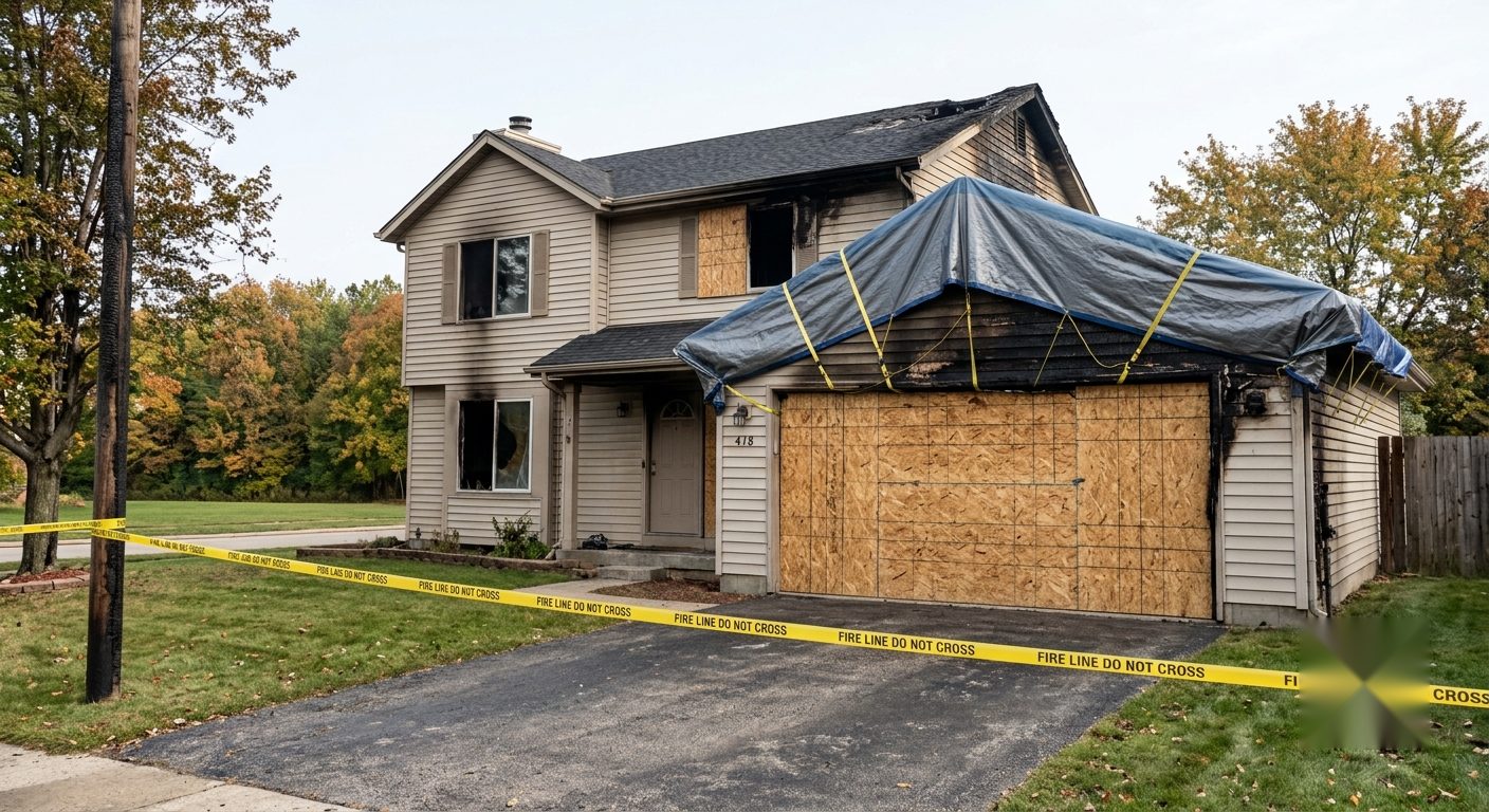 Fire, smoke, and soot restoration
